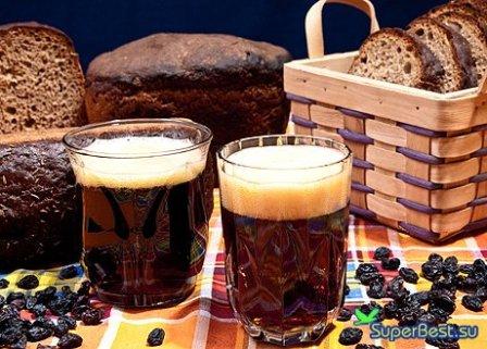 домашний квас из черного хлеба